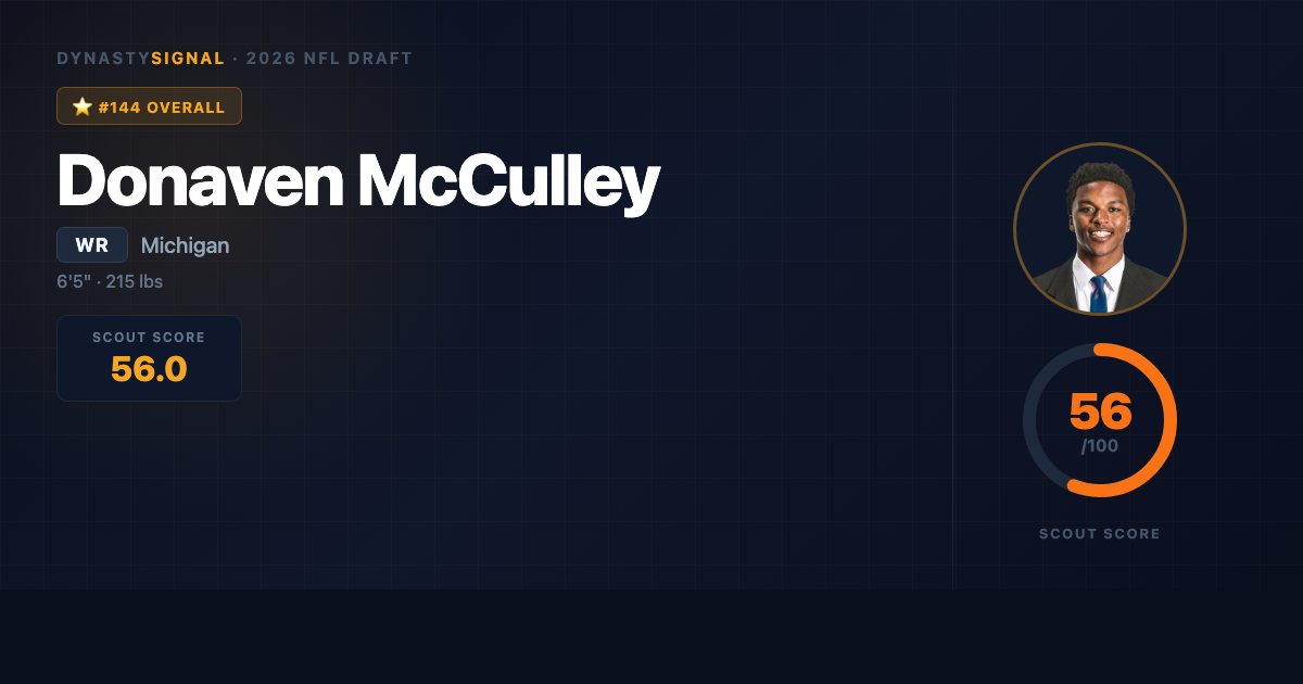 donaven-mcculley player card